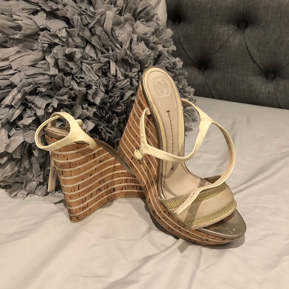 Authentic Gucci wedges